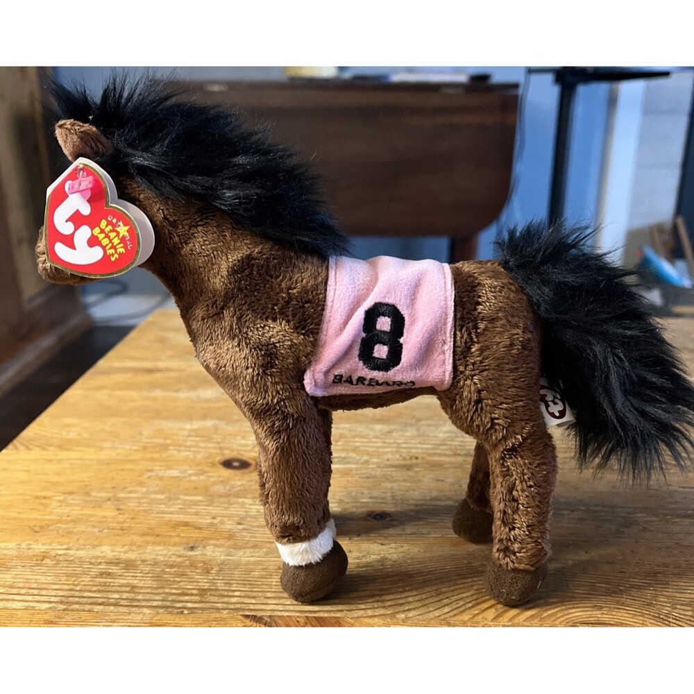 Barbaro Race Horse TY Beanie Baby Kentucky Derby Winner w/ Tag Racing
